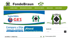 Desktop Screenshot of fondebraun.com