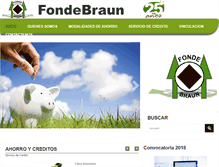 Tablet Screenshot of fondebraun.com